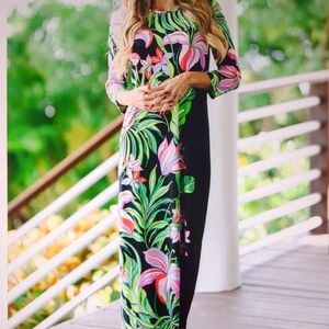 Jean-Pierre Klifa Athena Luscious Orchids Dress